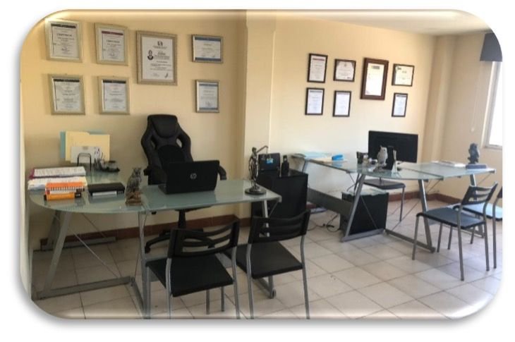 &Aacute;rea de trabajo del despacho Olimpus Legal en Aguascalientes